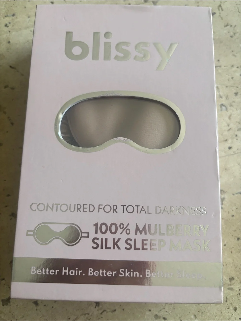 Blissy 100% Silk Sleep Mask —  Pink Eye Mask